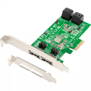 Dawicontrol PCI-kaart PCI-e DC-624e RAID R2 4-kanaliline SATA 6G jaemüügipakend