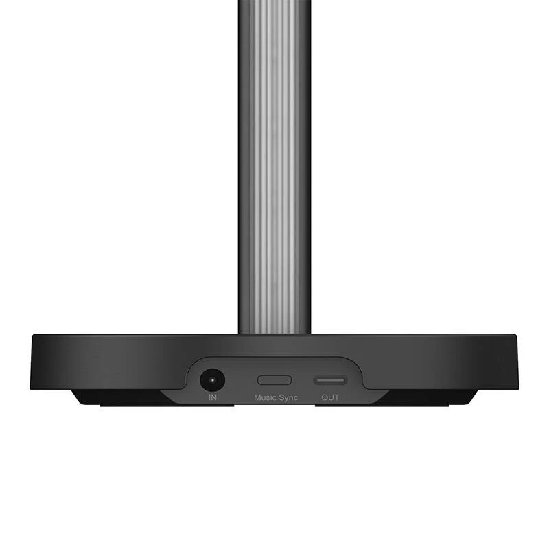 Yeelight Beam RGBIC Must laualamp — LED 12W, mitmevärviline meeleoluvalgustus, 400×117 mm, AC/USB 12V