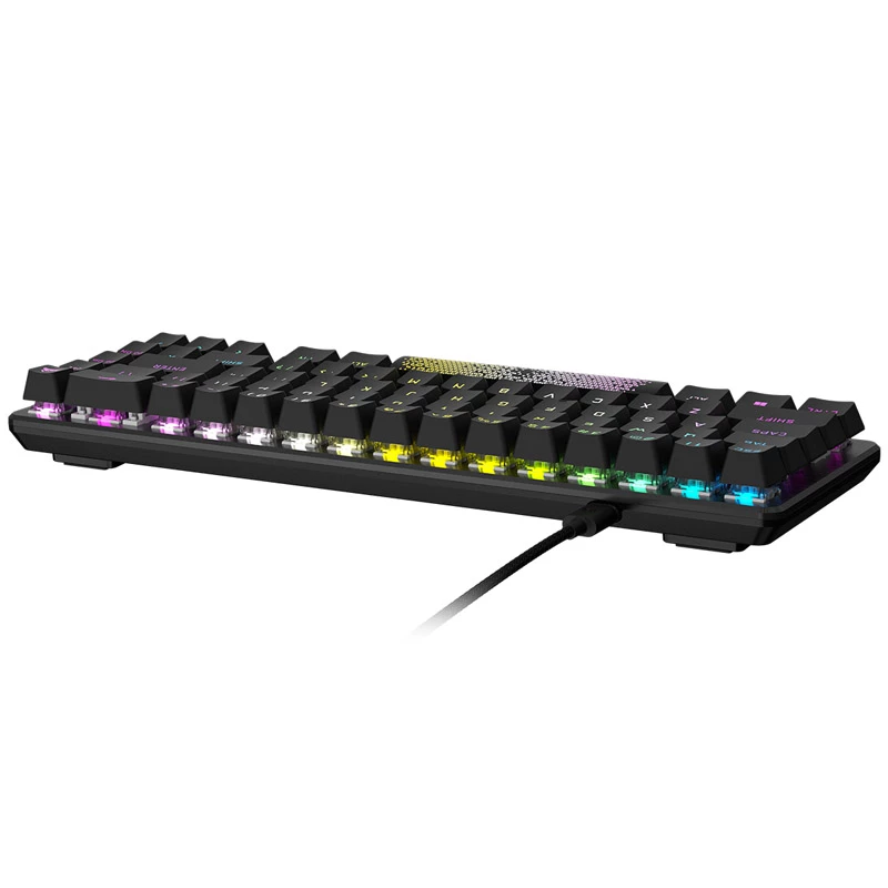 Corsair K65 PRO MINI klaviatuur mängimiseks, USB, QWERTZ, saksa, must
