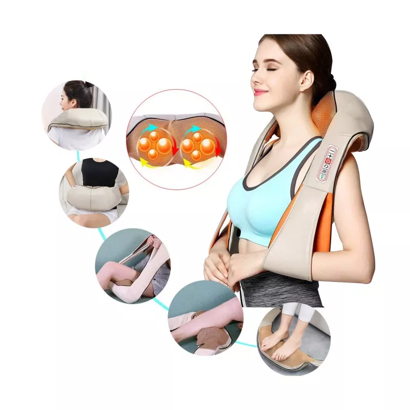 Extralink Smart Life kaelamassaaž | Kaelamassaaž | 3 kiirust, 30W, vahelduvvool, alalisvool