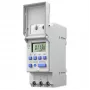 DIN-liistu elektrooniline taimerlüliti QOLTEC 50983, akutoitega, automaatikaskeemidele