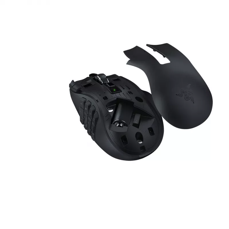 Hiir mängudele Razer Naga V2 HyperSpeed RF Wireless + Bluetooth, paremakäeline, 30000 DPI, optiline, must