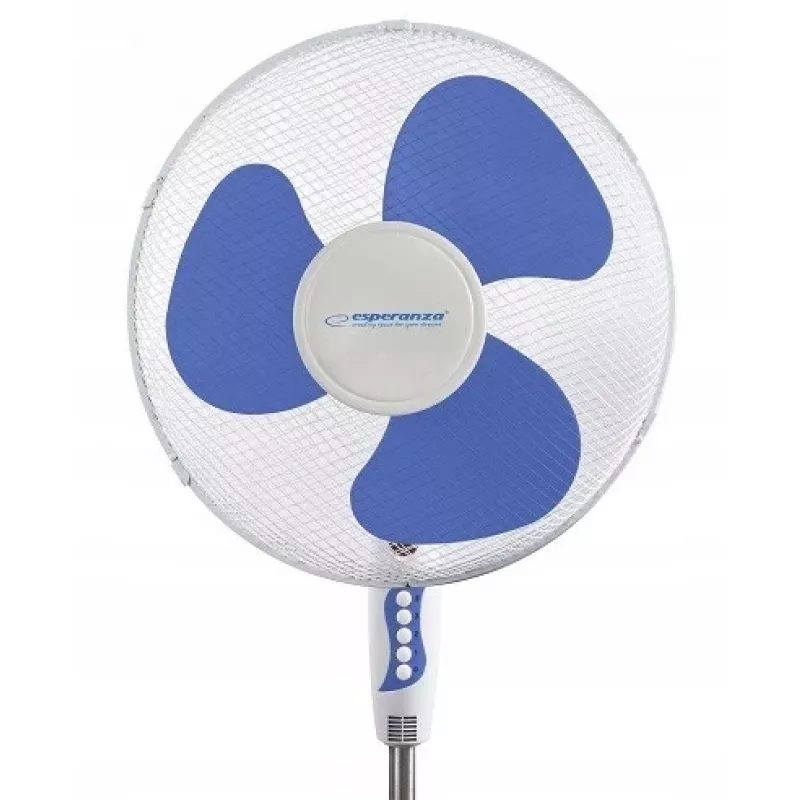 Kodune labaventilaator ESPERANZA EHF001WB — 40 cm, 3 kiirust, põrand, kõrguse reguleerimine, pöörlev
