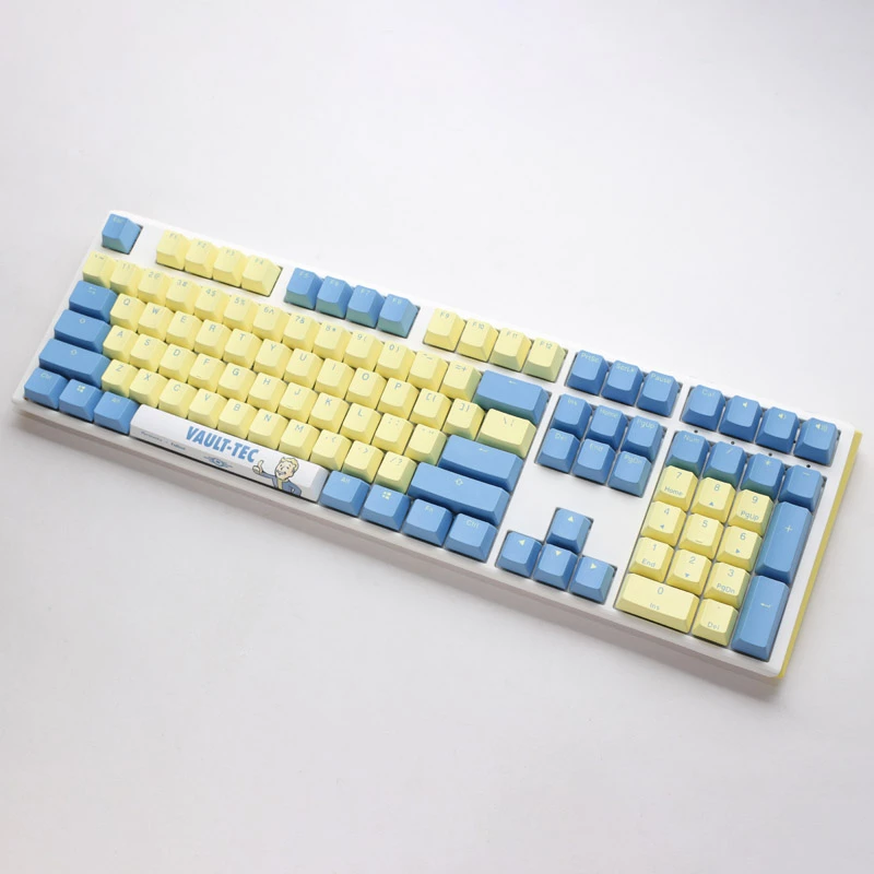 Ducky x Fallout Vault-Tec Limited Edition One 3 mänguriklaviatuur + hiirematt - MX-Punane (US)