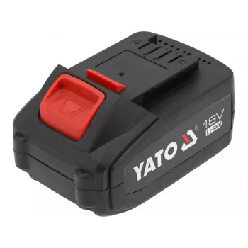 Aku juhtmeta tööriistadele YATO YT-828463 — Li‑Ion 18V 4Ah, punane, laadimisnäidik