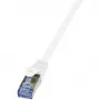 Võrgukaabel LogiLink 20m Cat.6A RJ-45 S/FTP valge