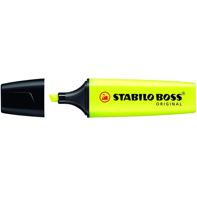 Marker STABILO BOSS Originaal peitelotsaga Kollane