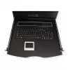 Rack-konsool VALUE 26.99.0123, 17-tolline (43,2 cm) LCD, 1280×1024, 1U, prantsuse klaviatuur, must