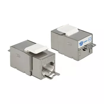 Keystone-moodul DELOCK 86404 — RJ-45 hõbedane, 38.5×22.3×17.3 mm