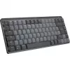 MX Mechanical Mini Minimalistlik juhtmevaba valgustatud klaviatuur - GRAPHITE - DEU - CLICKY Juhtmevaba 1 USB