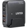 Uniteki lauaadapter P1229ABK01-EU 100W 2× USB-A ja 2× USB-C-ga