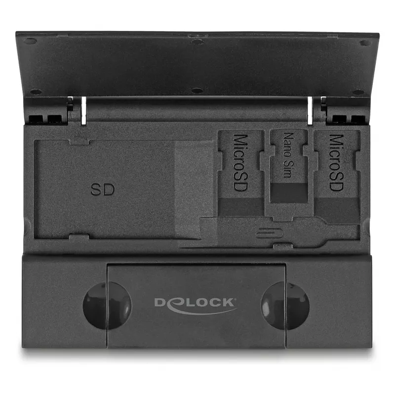 Kaardilugeja DeLOCK 91014 USB 3.2 Gen 1 Type-A/USB-C Must MicroSD SD