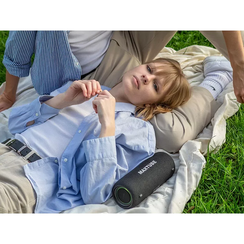 Kõlarid TRACER MaxTube 20W TWS Bluetooth, must — kaasaskantav juhtmevaba heli, stereosound