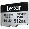 Flash Memory Lexar 512GB UHS-I microSDXC SILVER PLUS