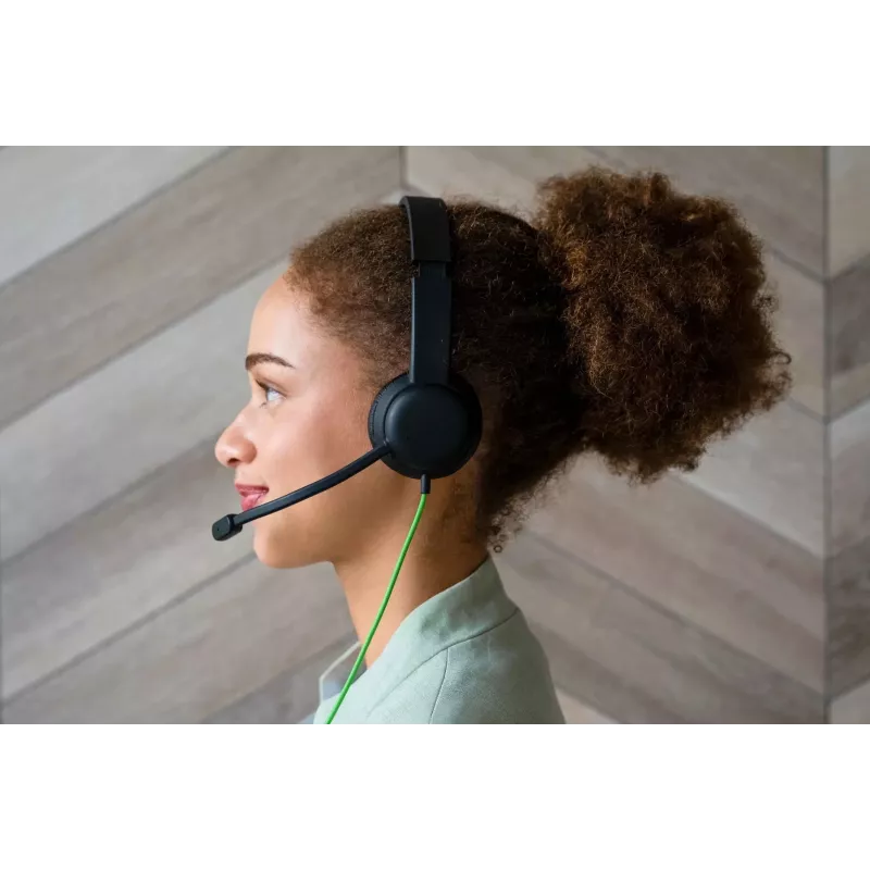 Juhtmega konverentsipeakomplekt Acer GP.HDS11.01N — supra-aural, 2 m kaabel, 20–20000 Hz, 160 g, must