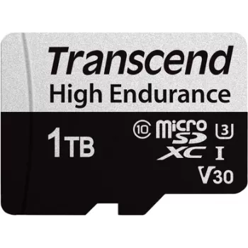 Transcend High Endurance USD350V - Välkmälukaart (SD-adapter kaasas)