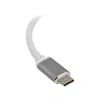 SilverStone SST-EP08C – USB 3.1 USB-C adapter HDMI-le/USB USB-C-le/USB Type-A-le – hõbedane
