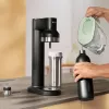 BRITA karboniseerimispudel 650 ml, roostevaba teras, must, nõudepesumasinakindel