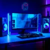Dekoratiivne neoon-stiilis LED-valgusti MANTA SNL27BLT Style Neon Lights ASTRONAUT, pistikühendusega laua-/seinale kinnitatav LED-aktsent