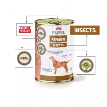 PUPIL Premium Insect - märg koeratoit - 400g