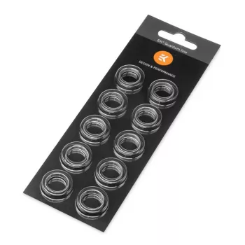 EK Water Blocks EK-Quantum Torque värvirõnga 10-pakk STC 12/16 Hõbedane