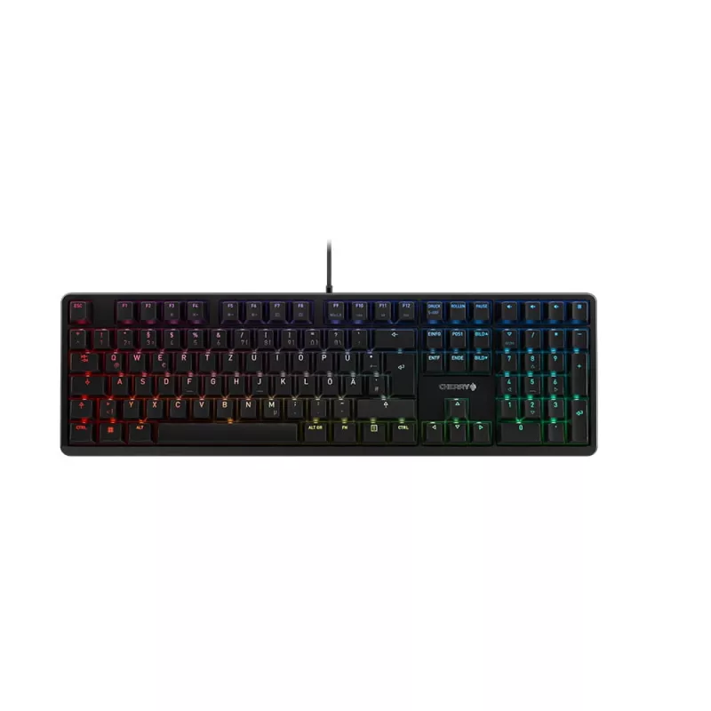CHERRY G80-3000N RGB klaviatuur Universaalne USB QWERTZ Saksa Must