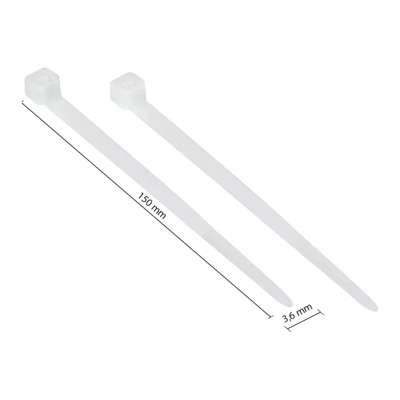 Good Connections KAB-15T36 - Kabelbinder mit paralleler Einführung - Nylon - Transparent - 3,5 cm - V2 - -40 - 85 °C