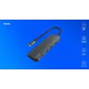 USB-jaotur SAVIO AK-54 — 4 x USB-A (USB 3.2 Gen 1), USB-C host, must