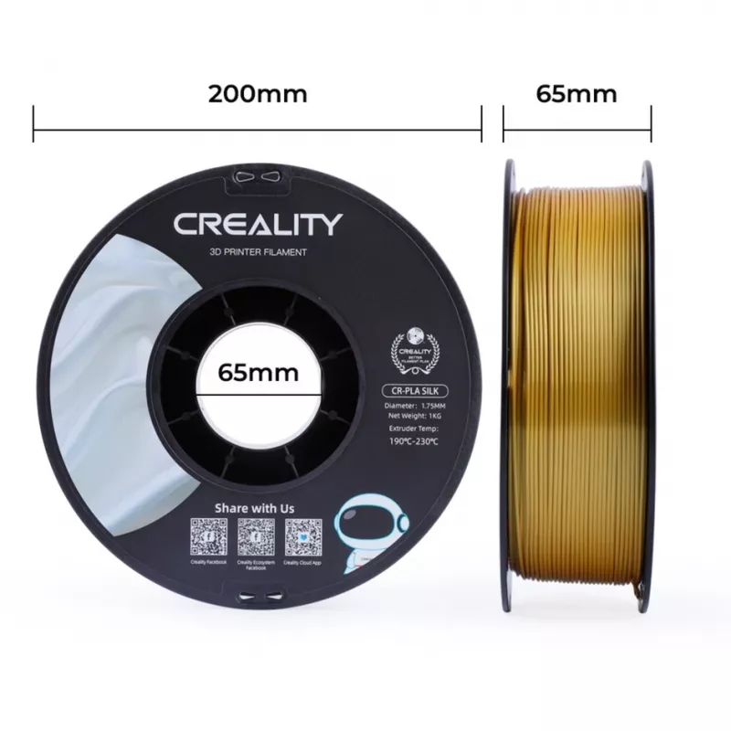 3D-printimismaterjal Creality 3D 3301120001 Kuldne 1 kg 1,75 mm