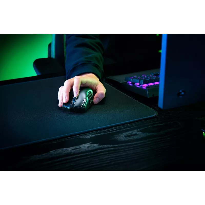 Hiir mängudele Razer Naga V2 HyperSpeed RF Wireless + Bluetooth, paremakäeline, 30000 DPI, optiline, must