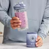 Kaasaskantav blender Ninja BC251EULD — 0,57 L nõu, aku 11,1 V, roostevabast terasest terad, lavendel/läbipaistev