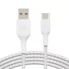 USB-kaabel Belkin CAB002BT1MWH 1m USB-A USB-C valge