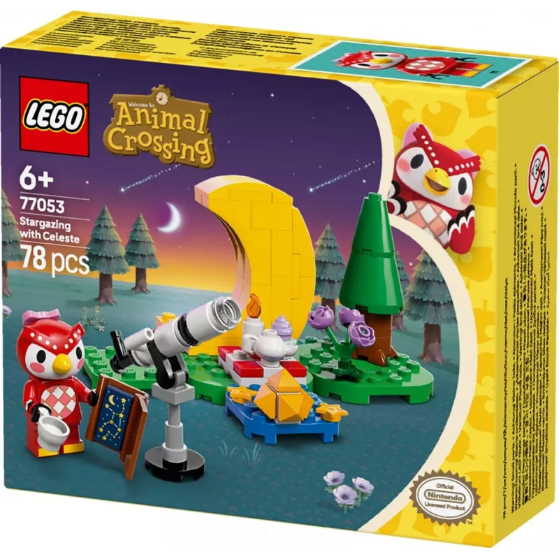 Ehitusmänguasi LEGO Animal Crossing Tähevaatlus Eufemiaga komplekt 77053