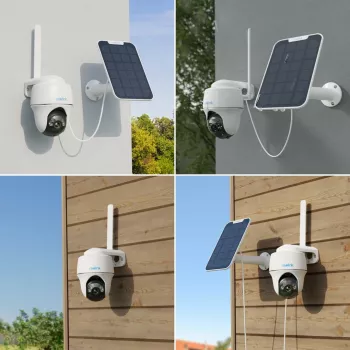 Reolink Go Series G430 - 5MP välistingimustes kasutatav aku-kaamera, 4G LTE võrk, inimese/sõiduki/looma tuvastus, 355° pööramine ja 140° kallutamine