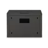 Seinale kinnitatav kapp Digitus DN-19 07-U-SW