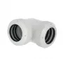 Barrow Multi-Link Adapter 90° 14mm AD Hardtube'ile valge TWT90KNS-K14