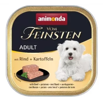 Märg koeratoit Animonda Vom Feinsten Veis Kartul Täiskasvanud 150 g — täiskasvanute täisväärtuslik märgtoit, 81% niiskust, 10,5% valku