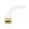 Videokaabli adapter LOGILINK Mini DisplayPort HDMI Type A CV0036A, 0,1 m, hall