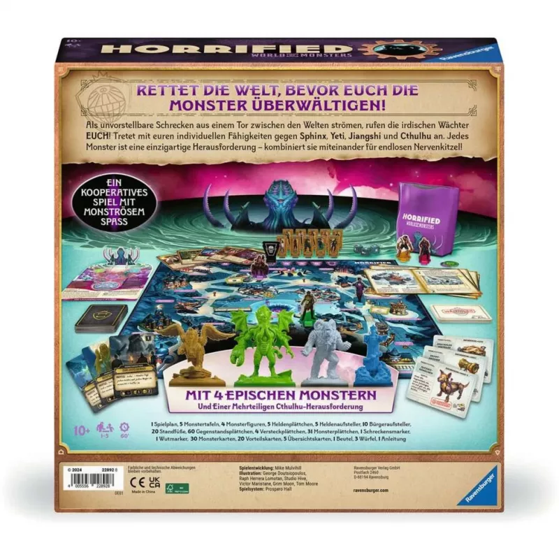 Horrified World of Monsters, lauamäng