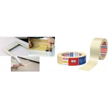 Maalriteip Tesa Kreppband 50 mm x 50 m, pruun — maalri kreppteip