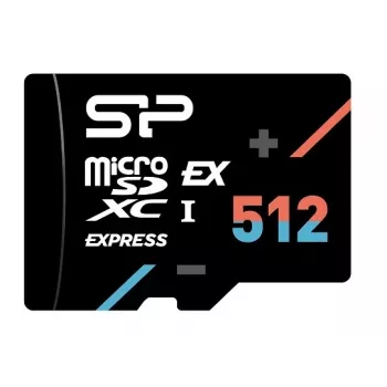microSDXC mälukaart Silicon Power Hypera microSDXC Express 512 GB — UHS-I U3, V30, A1, klass 10