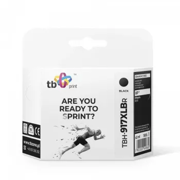 Tindikassett TB Kompat. S HP OfficeJet Pro 8025 917XL, BK taastatud