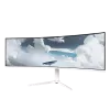 Kumer monitor Arozzi Nova 49 tolli (124,5 cm) Dual QHD 5120×1440 LED VA, 32:9, 4 ms, USB-jaotur, kõlarid, valge