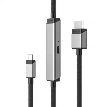ALOGIC ULCHDPD01-SGR videokaabli adapter 1 m USB USB-C HDMI + USB hõbedane