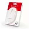 Juhtmevaba hiir GEMBIRD MUSW-4B-01-W, mõlemakäeline, optiline 1600 DPI, 4 nuppu, RF-juhtmevaba, valge