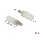 Paigalduskomplekt DeLOCK 60240 Natural plastik