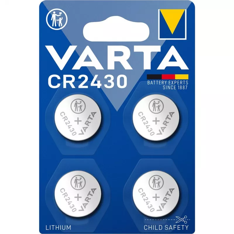 Nööpelement Varta CR2430 3V 290mAh liitium-nööpelement