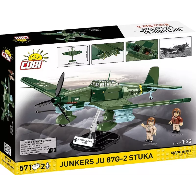 Ehituskomplekt Cobi Blocks Junkers JU 87G-2 Stuka 571 tk mudelikomplekt