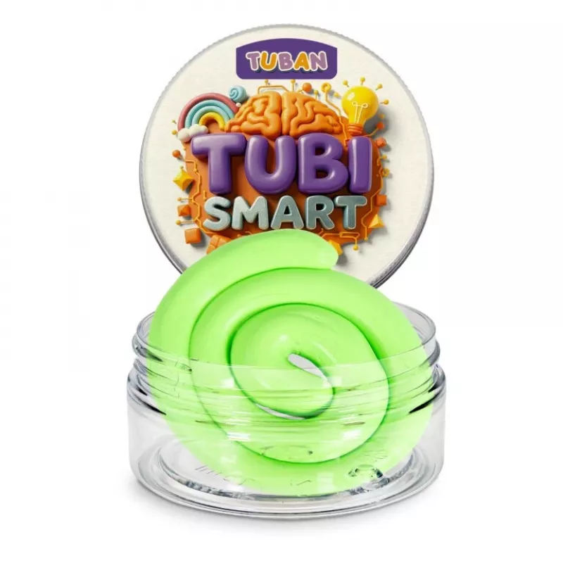 Modelleerimissavi TUBAN TUBI SMART NEO, roheline, 50 g — laste modelleerimissavi