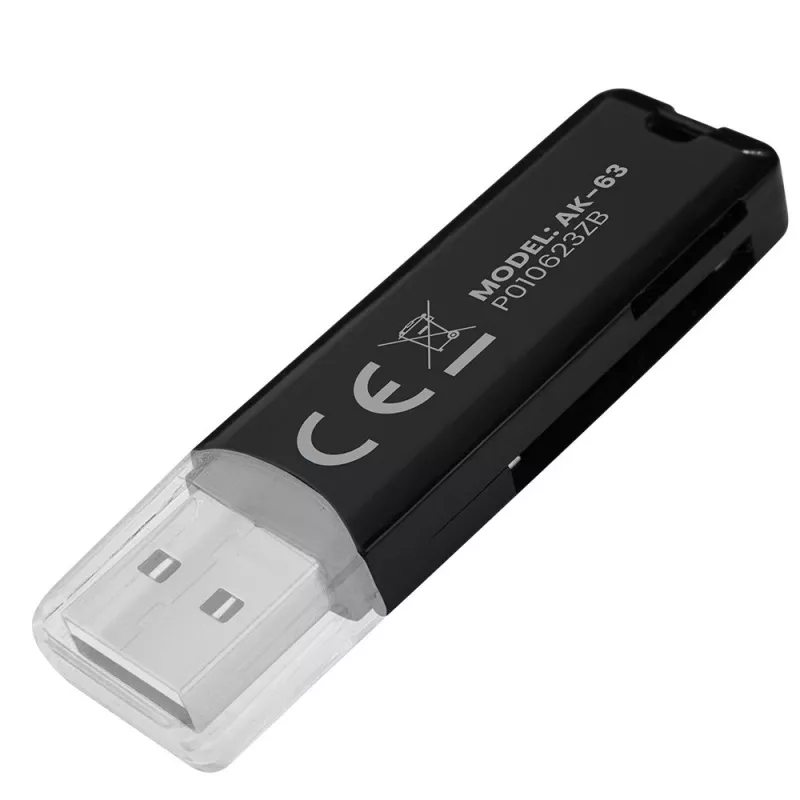SD-kaardilugeja, USB 2.0, 480 Mbps, AK-63 Savio SAVAK-63